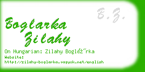 boglarka zilahy business card